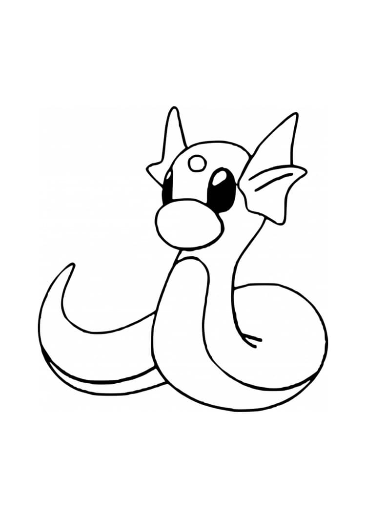 Coloriage Minidraco (A4) à imprimer