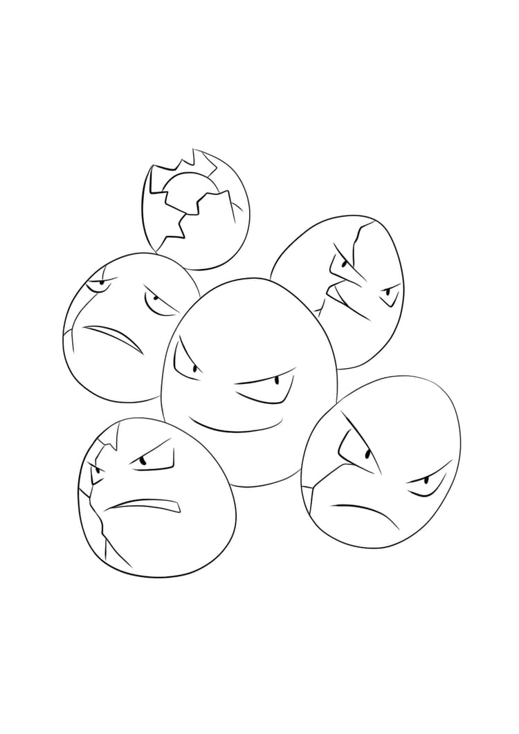 Coloriage Noeunoeuf (A4) à imprimer