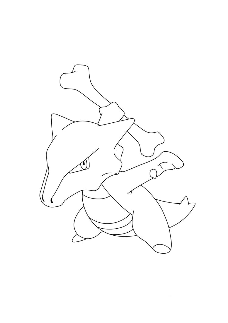 Coloriage Ossatueur (A4) à imprimer