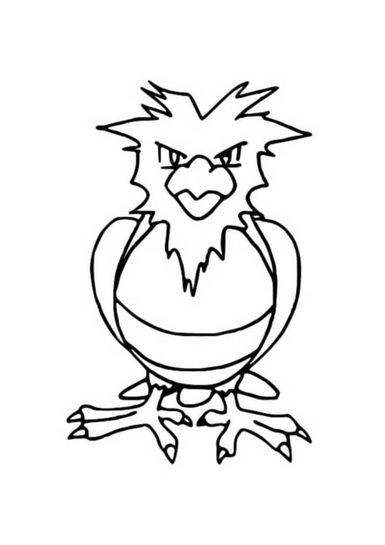 Coloriage Piafabec (A4) à imprimer