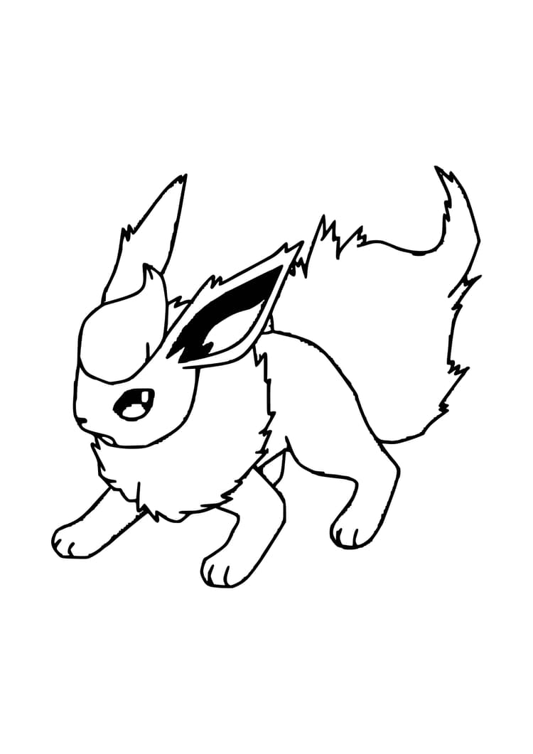Coloriage Pyroli (A4) à imprimer