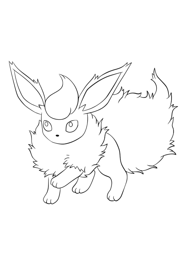 Coloriage Pyroli (A4) à imprimer