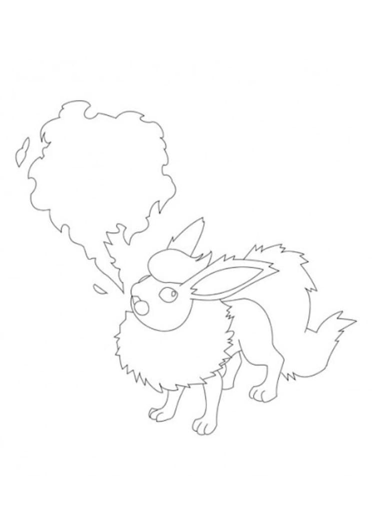 Coloriage Pyroli (A4) à imprimer