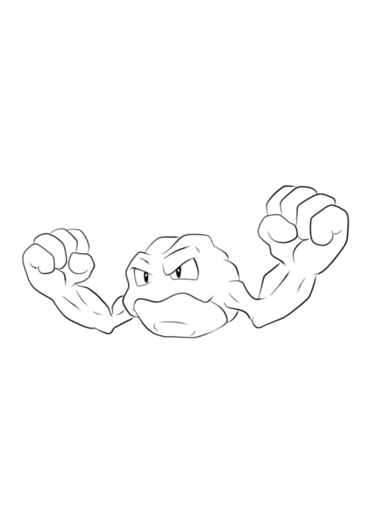 Coloriage Racaillou (A4) à imprimer