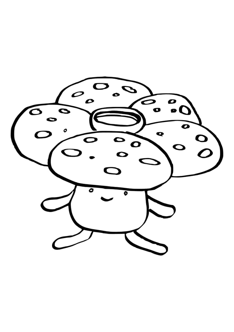 Coloriage Rafflesia (A4) à imprimer