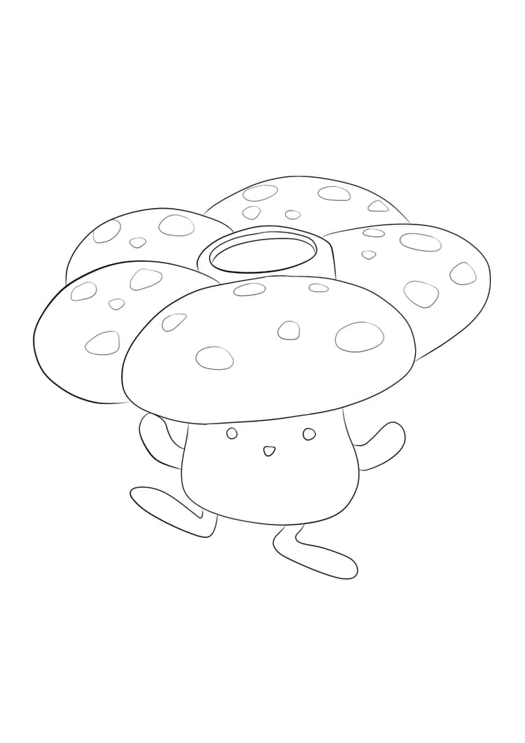 Coloriage Rafflesia (A4) à imprimer