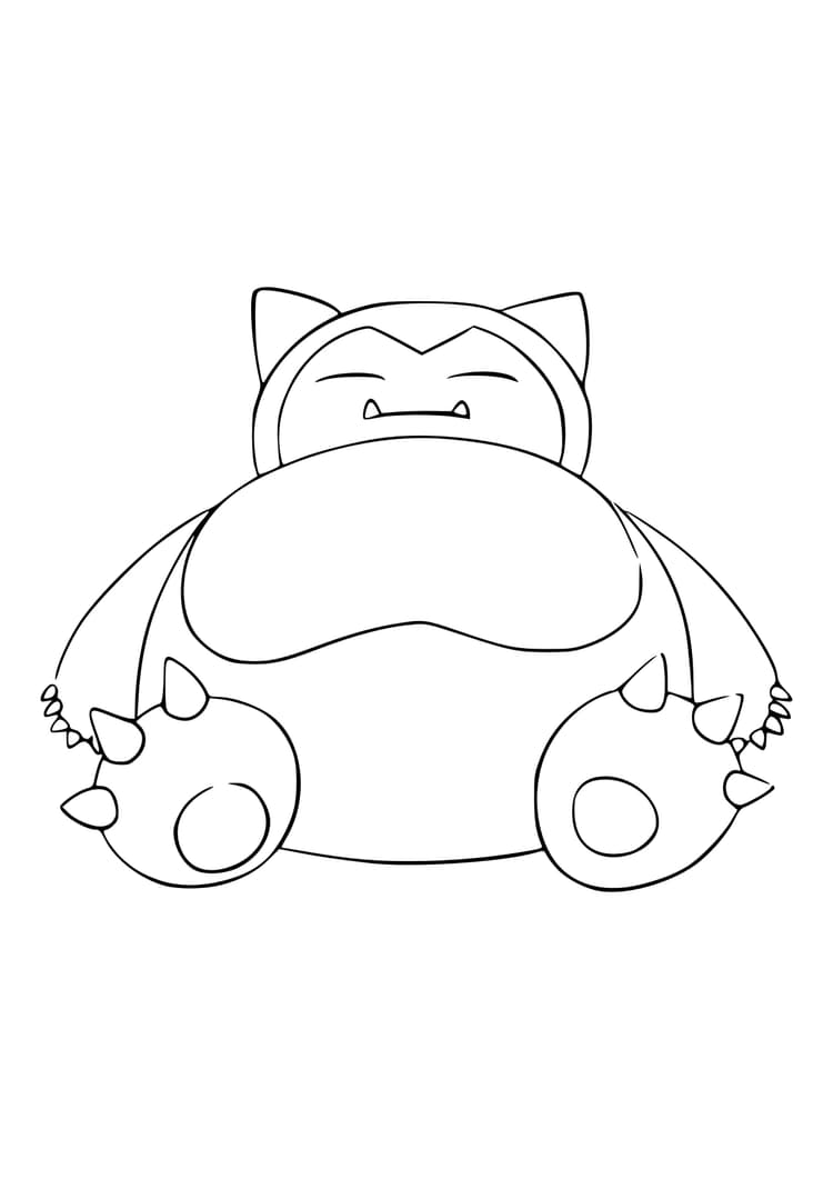 Coloriage Ronflex (A4) à imprimer