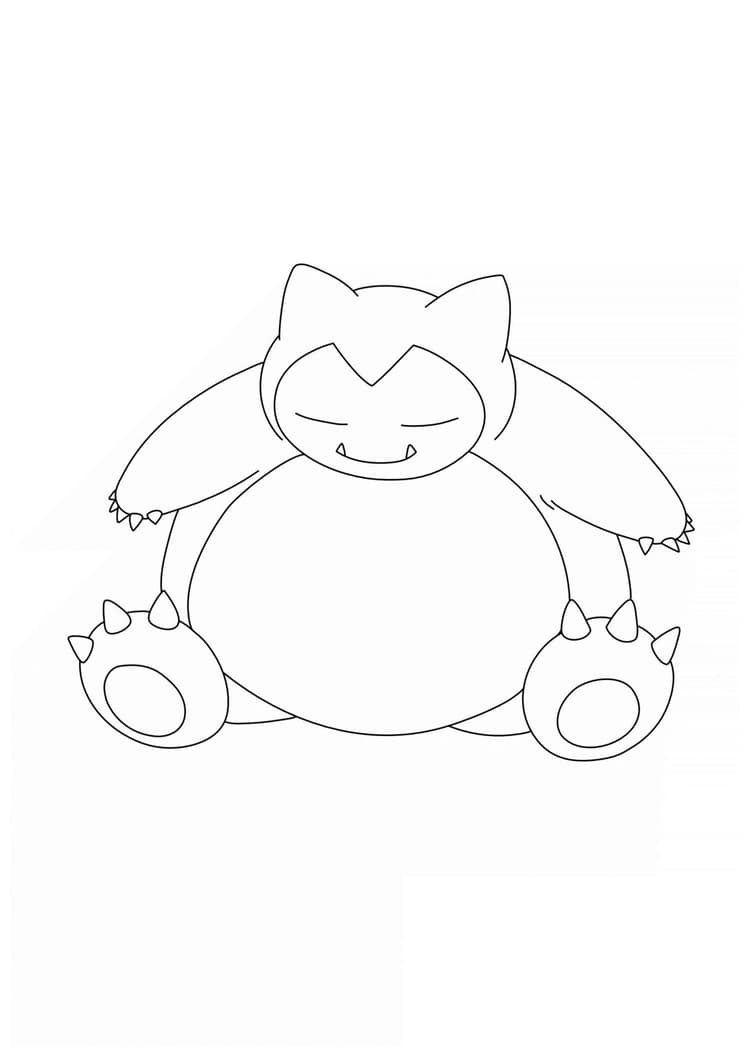 Coloriage Ronflex (A4) à imprimer