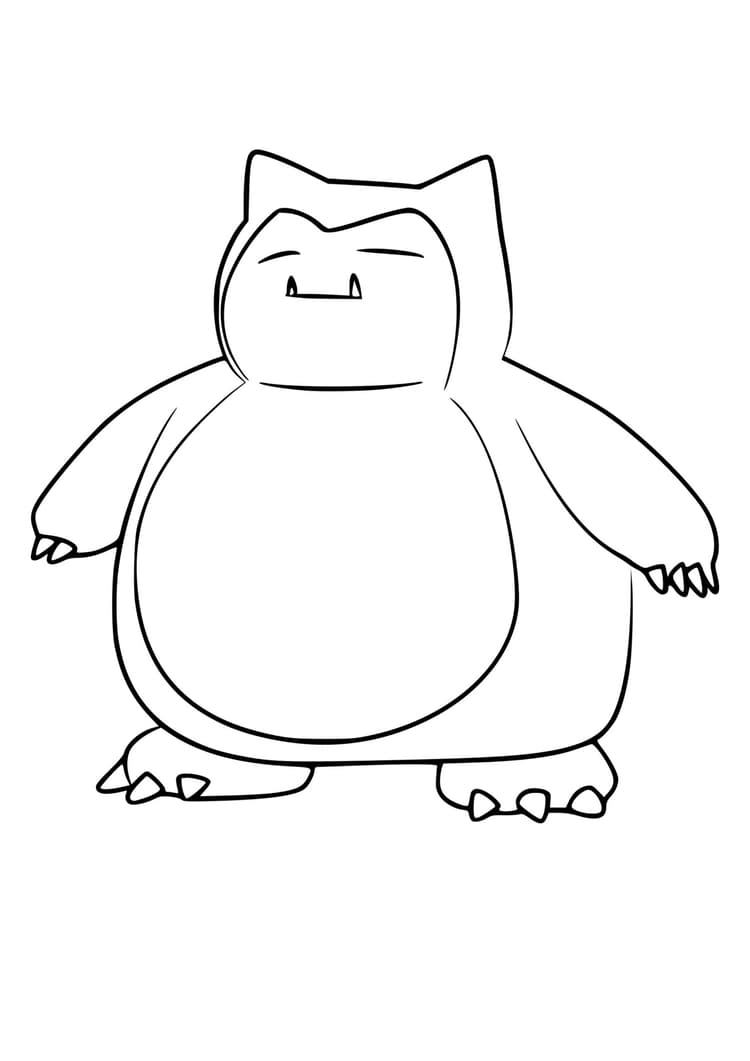 Coloriage Ronflex (A4) à imprimer