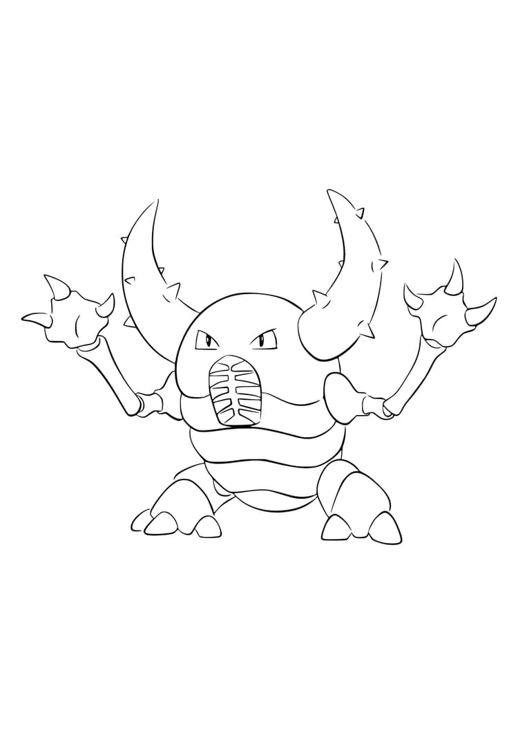 Coloriage Scarabrute (A4) à imprimer