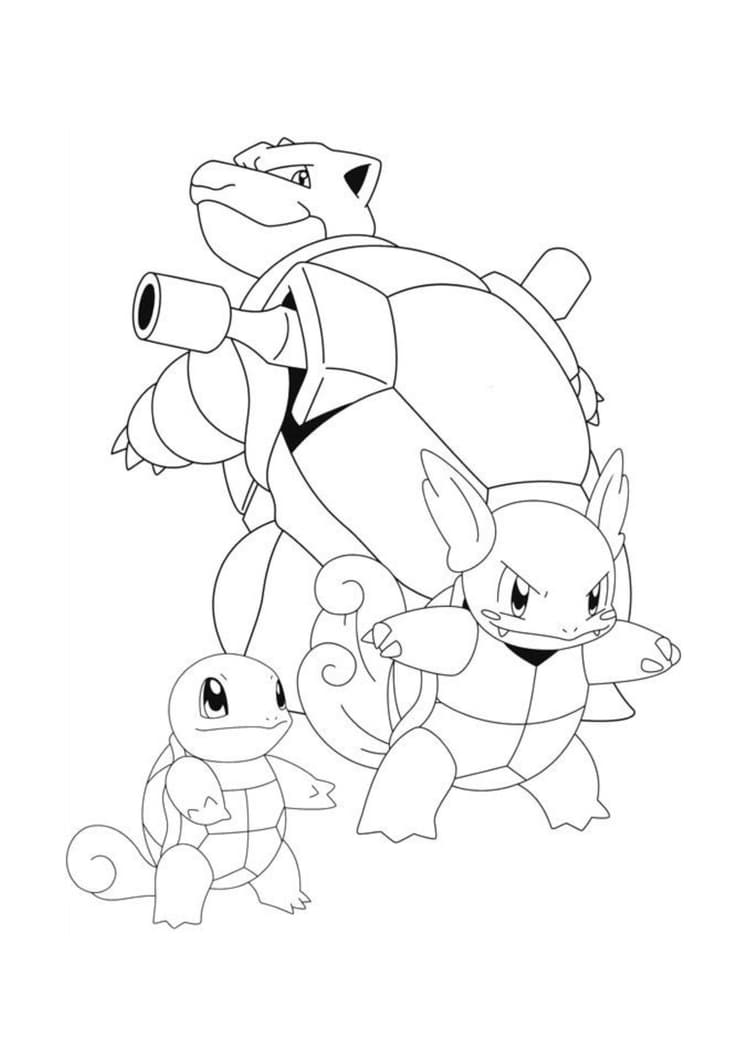Coloriage Tortank (A4) à imprimer
